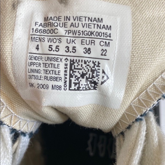 Converse Run Star Hike Platform Sneaker Hi-Top Black/White/Gum 5.5 - Picture 10 of 10